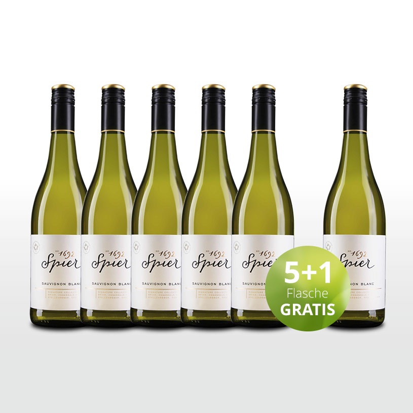 Aktionspaket 6 Fl. Spier Signature Sauvignon Blanc 