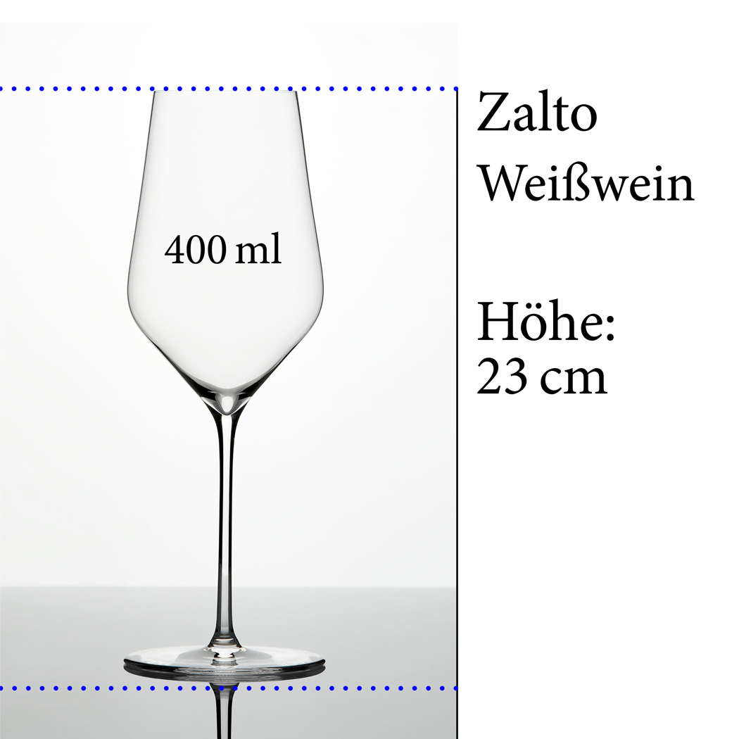 Zalto Weißwein Glas, mundgeblasen, 6er Set