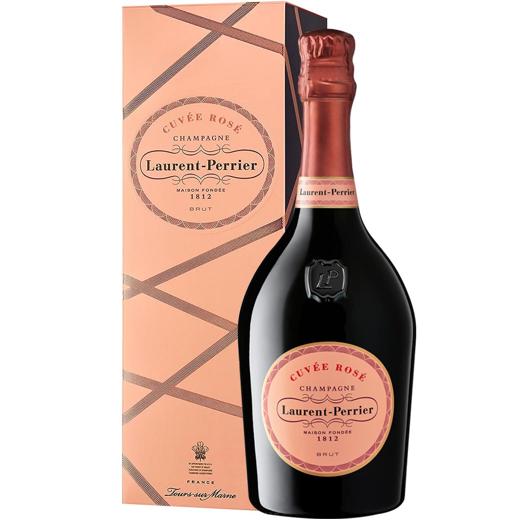 Champagne Laurent-Perrier Cuvee Rose Brut mit Geschenkverpackung
