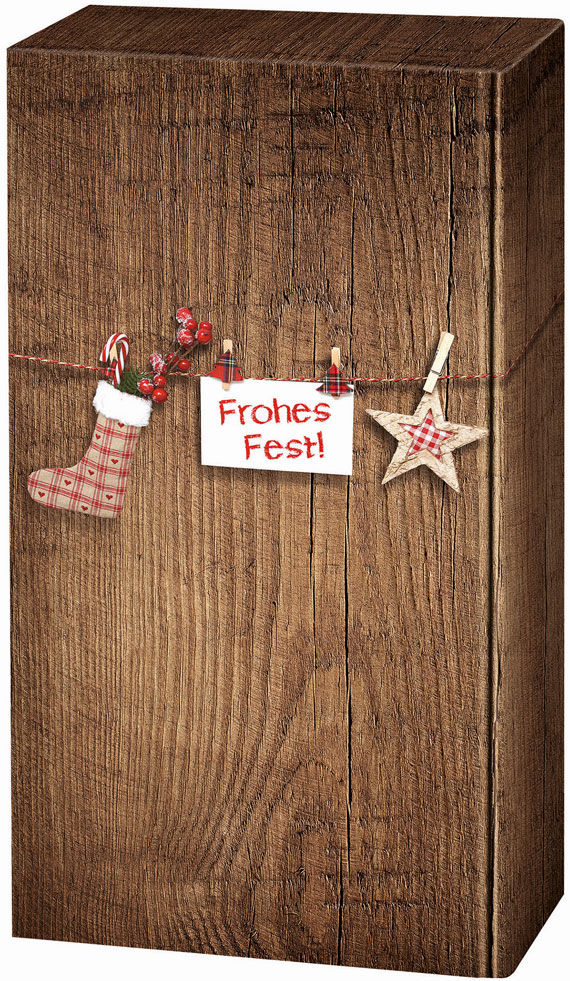 2er Geschenkkarton Frohes Fest