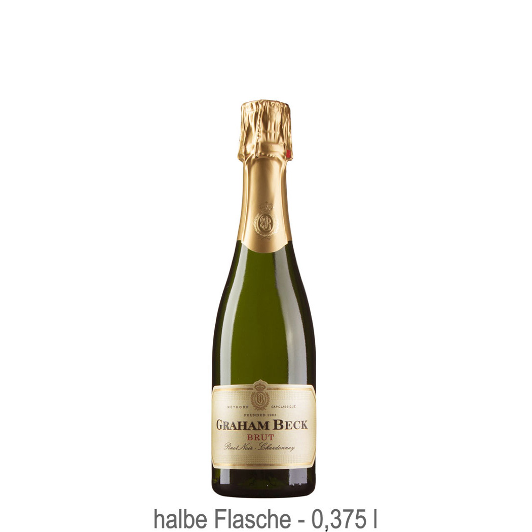 Graham Beck Méthode Cap Classique (MCC) Brut 0,375 Liter halbe Flasche