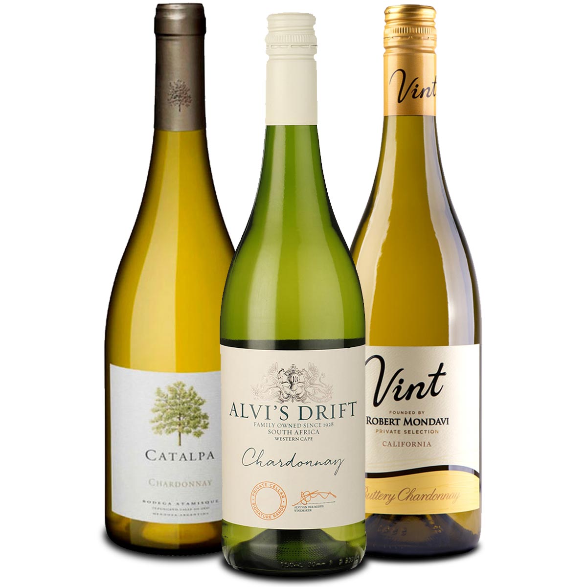 3er Probierpaket Chardonnay Neue Welt