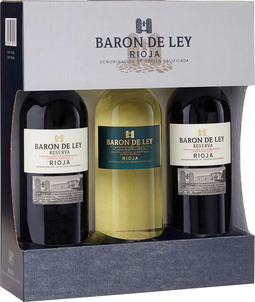 Baron de Ley Geschenkset mit 3 Flaschen