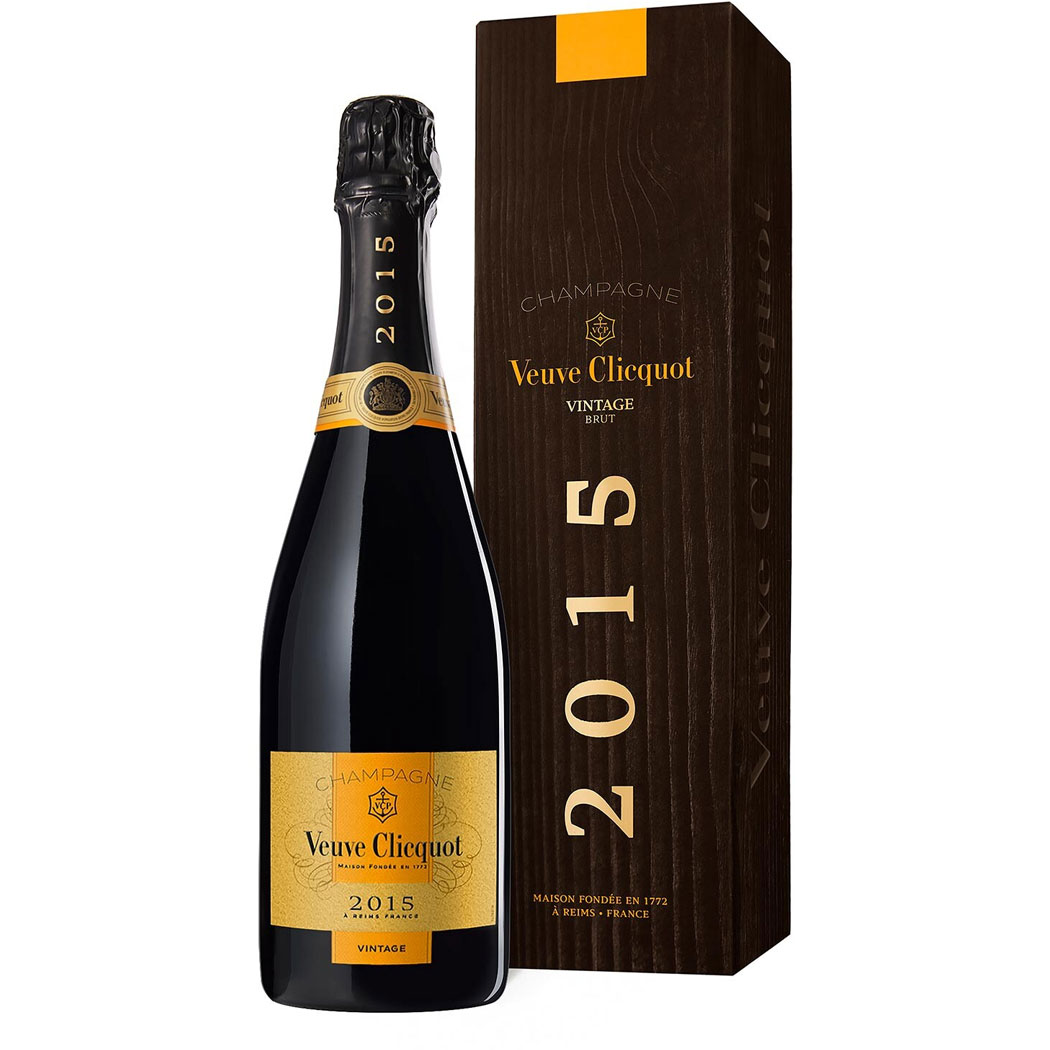 Champagne Veuve Clicquot Vintage 2015 Brut in Geschenkpackung