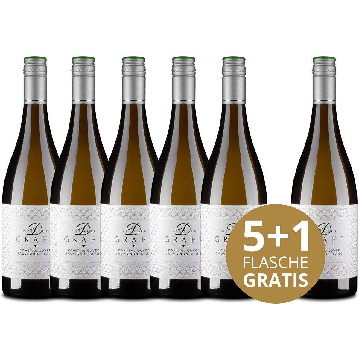 Aktionspaket 6 Fl. Delaire Graff Coastal Cuvée Sauvignon Blanc