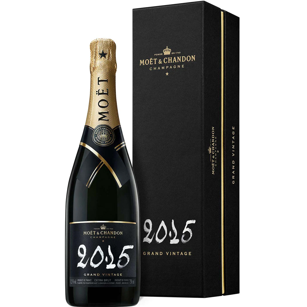 Champagner Moët & Chandon Grand Vintage 2015 Extra Brut in Geschenkpackung