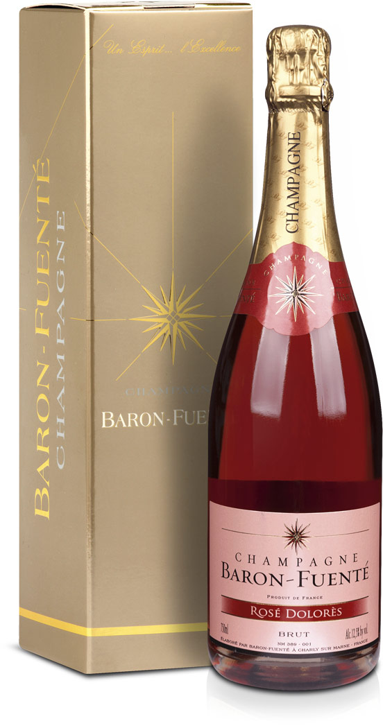 Champagne Baron-Fuenté Rosé Dolorés in gift box