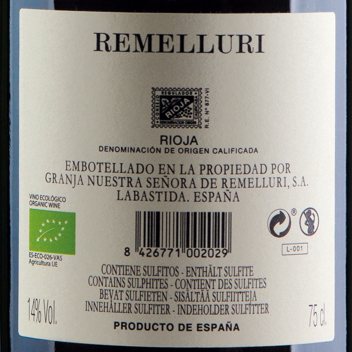 Remelluri Blanco Rioja DOCa