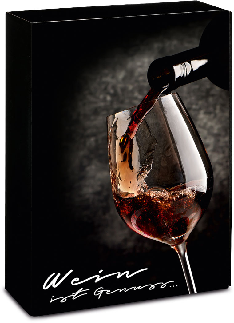 3er Geschenkkarton „Wein ist Genuss...“ 3er Geschenkkarton „Wein ist Genuss...“