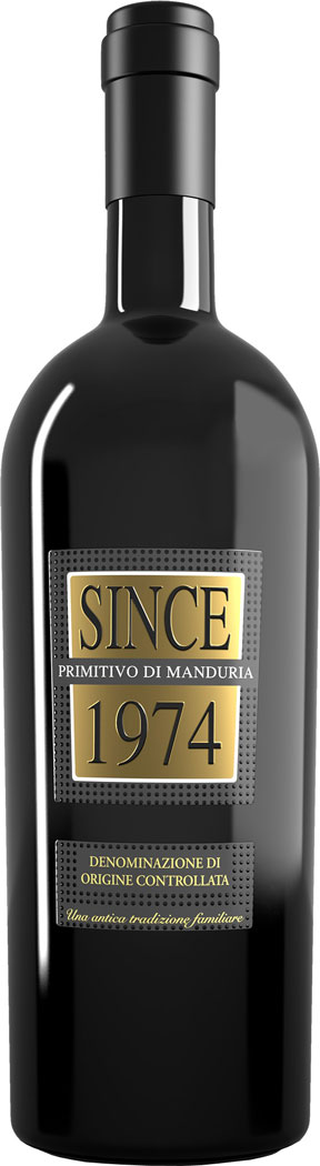 Since 1974 Primitivo di Manduria DOP
