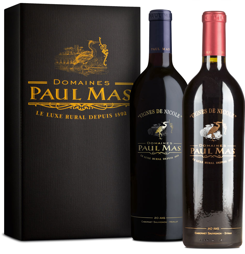 Paul Mas - 2 Rotweine in Geschenkbox