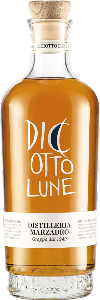 Marzadro Grappa Stravecchia Le Diciotto Lune