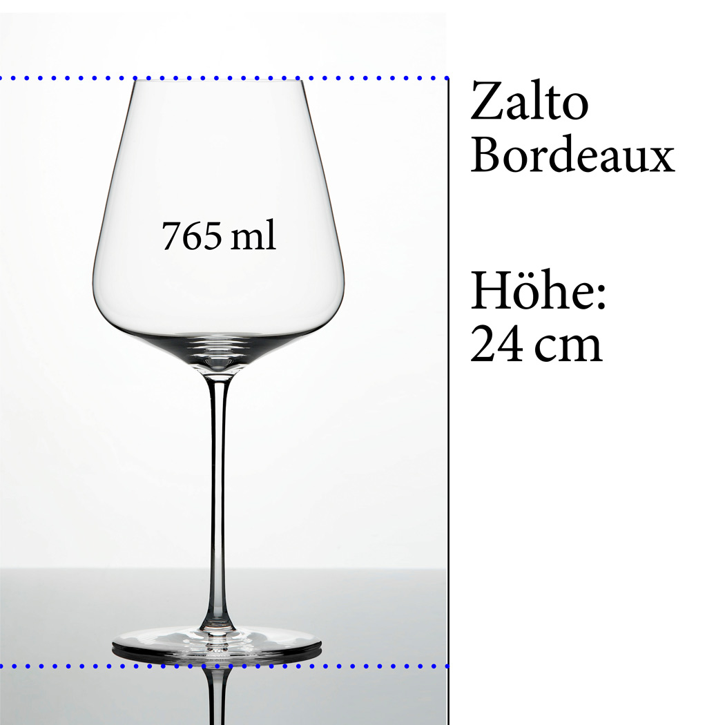 Zalto Bordeaux Glas, mundgeblasen, 2er Set